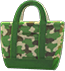 Animal Crossing Items Switch Green camo tote bag