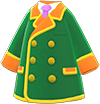 Animal Crossing Items Switch Green conductor's jacket