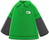 Animal Crossing Items Switch Green layered polo shirt