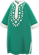 Animal Crossing Items Switch Green Moroccan dress