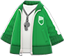 Animal Crossing Items Switch Green open track jacket