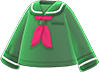 Animal Crossing Items Switch Green sailor's shirt