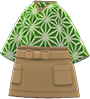 Animal Crossing Items Switch Green zen uniform