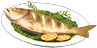 Animal Crossing Items Switch Grilled sea bass with herbs