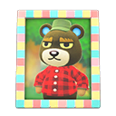 Animal Crossing Items Grizzly'S Photo Pastel