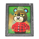 Animal Crossing Items Grizzly'S Photo Silver