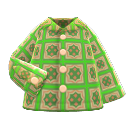 Animal Crossing Items Groovy Shirt Green