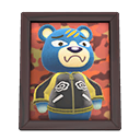 Animal Crossing Items Groucho'S Photo Dark Wood