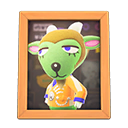 Animal Crossing Items Gruff'S Photo Natural Wood