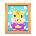 Animal Crossing Items Hamlet'S Photo Natural Wood