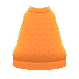 Animal Crossing Items Hand-knit Tank Camel