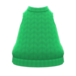 Animal Crossing Items Hand-knit Tank Green