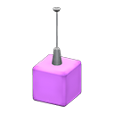 Animal Crossing Items Hanging cube light Purple Color