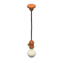 Animal Crossing Items Hanging lightbulb Copper