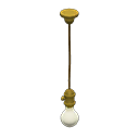 Animal Crossing Items Hanging lightbulb Gold