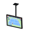 Animal Crossing Items Hanging monitor Sports broadcast Display Black