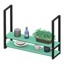 Animal Crossing Items Hanging shelves Green