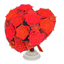 Animal Crossing Items heart-shaped bouquet Red