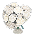 Animal Crossing Items heart-shaped bouquet White