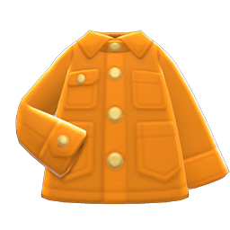 Animal Crossing Items Heavy-duty Shirt Ochre