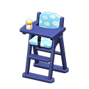 Animal Crossing Items High chair Blue Fabric Blue