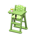 Animal Crossing Items High chair Green Fabric Green