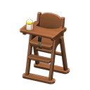 Animal Crossing Items High chair None Fabric Dark wood