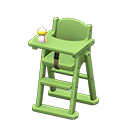 Animal Crossing Items High chair None Fabric Green