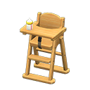 Animal Crossing Items High chair None Fabric Natural wood