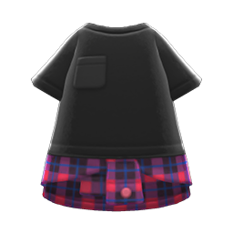 Animal Crossing Items Hip-wrap Shirt Red