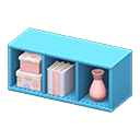 Animal Crossing Items Horizontal organizer Pastel flowers Stored-item design Blue