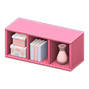 Animal Crossing Items Horizontal organizer Pastel flowers Stored-item design Pink