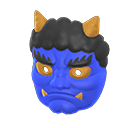 Animal Crossing Items Switch horned-ogre mask (Blue)