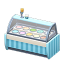 Animal Crossing Items Ice-cream display Blue stripes