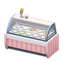 Animal Crossing Items Ice-cream display Pink stripes