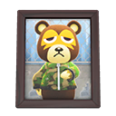 Animal Crossing Items Ike'S Photo Dark Wood