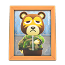 Animal Crossing Items Ike'S Photo Natural Wood