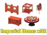 Animal Crossing Items Switch Imperial Items x32