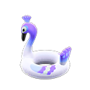 Animal Crossing Items Inflatable bird ring Purple