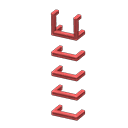 Animal Crossing Items Iron ladder set-up kit Red