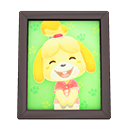 Animal Crossing Items Isabelle's photo Dark Wood