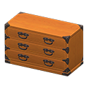 Animal Crossing Items Japanese dresser Brown