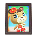 Animal Crossing Items June'S Photo Dark Wood