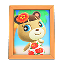 Animal Crossing Items June'S Photo Natural Wood