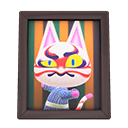 Animal Crossing Items Kabuki'S Photo Dark Wood