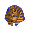 Animal Crossing Items Switch Recipe King Tut mask (Gold)