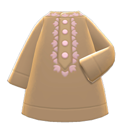 Animal Crossing Items Kurta Beige