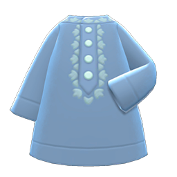 Animal Crossing Items Kurta Blue