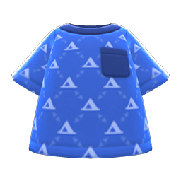 Animal Crossing Items Labelle Knit Shirt Ocean