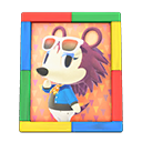 Animal Crossing Items Label's photo Colorful